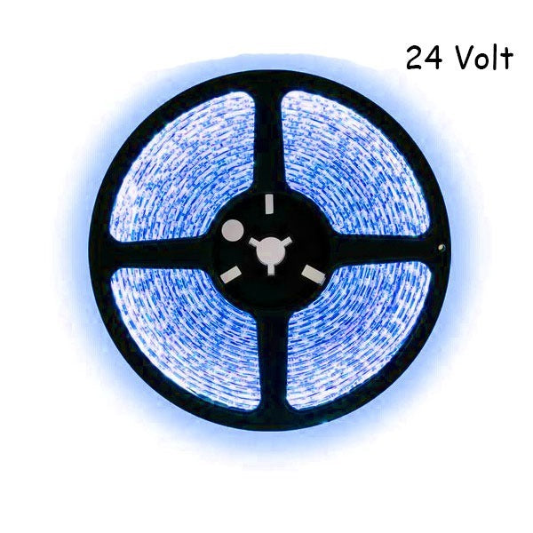5 meter blauw led strip - 120Leds/m - 24V 5 meter blauw led strip - 120Leds/m - 24V